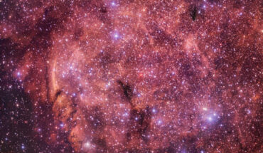 This OmegaCAM/VST image shows IC 4701, an emission nebula located in the constellation of Sagittarius. Image credit: ESO / VPHAS+ team / Cambridge Astronomical Survey Unit.