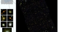 The first epoch of COSMOS-Web NIRCam observations obtained on January 5 and 6, 2023, including the F115W, F150W, F277W, and F444W filters as a color composite. Image credit: COSMOS-Web / Casey et al. / RIT / UT Austin / IAP / CANDIDE.