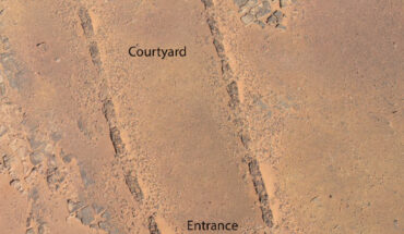 Main architectural features of a mustatil located 55 km east of the modern city of Al Ula in Saudi Arabia. Image credit: Kennedy et al., 10.1371/journal.pone.0281904.