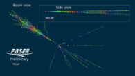 The FASER Collaboration reports the first observation of collider neutrino events. Image credit: FASER Collaboration.