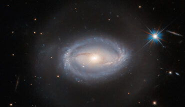 This Hubble image shows Z 229-15, a spiral galaxy located 390 million light-years away in the constellation of Lyra. Image credit: NASA / ESA / Hubble / A. Barth / R. Mushotzky.