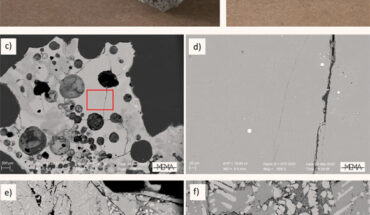 The New Port Richey fulgurite images and microscopy. Image credit: Bindi et al., doi: 10.1038/s43247-023-00736-2.