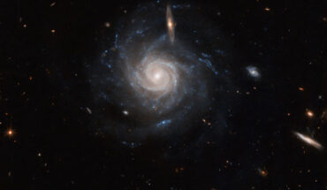 This Hubble image shows UGC 678, a barred spiral galaxy some 260 million light-years away in the constellation of Pisces. Image credit: NASA / ESA / Hubble / C. Kilpatrick / R.J. Foley.