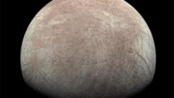 This view of Europa was captured by the JunoCam imager aboard NASA’s Juno spacecraft during the mission’s close flyby on September 29, 2022. Image credit: NASA / JPL-Caltech / SwRI / MSSS / Kevin M. Gill.