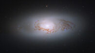 This Hubble image shows NGC 3489, a lenticular galaxy located 30 million light-years away in the constellation of Leo. Image credit: NASA / ESA / P. Erwin, Max-Planck-Institut fur extraterrestrische Physik / L. Ho, Peking University / S. Kaviraj, University of Hertfordshire / Gladys Kober, NASA & Catholic University of America.