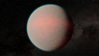 This artist’s concept depicts the mini-Neptune exoplanet Gliese 1214b. Image credit: NASA / JPL-Caltech / R. Hurt, IPAC.