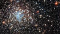 This Hubble image shows NGC 6325, a globular cluster some 26,000 light-years away in the constellation of Ophiuchus. The color image includes both optical and near-infrared observations from Hubble’s Wide Field Camera 3 (WFC3) and Advanced Camera for Surveys (ACS). Four filters were used to sample various wavelengths. The color results from assigning different hues to each monochromatic image associated with an individual filter. Image credit: NASA / ESA / Hubble / E. Noyola / R. Cohen.