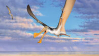 Life reconstruction of an Australian pterosaur. Image credit: Peter Trusler.
