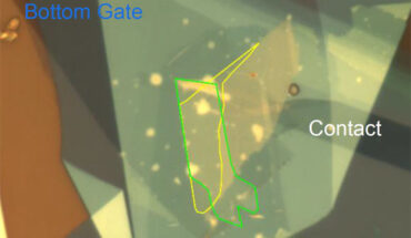 Xiong et al. observed a correlated insulator of interlayer excitons in a bilayer consisting of tungsten diselenide, which hosted holes, and tungsten disulfide, which hosted electrons. Image credit: Xiong et al., doi: 10.1126/science.add5574.