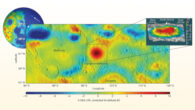 This illustration shows the Compton-Belkovich Volcanic Complex (CBVC) on the Moon’s far side and the boxed area indicated a large granite zone, which could not be picked up by topography. Image credit: Siegler et al., doi: 10.1038/s41586-023-06183-5.