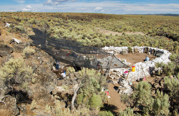 Rimrock Draw Rockshelter in Oregon, the United States. Image credit: University of Oregon.