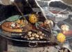 The 2,000-year-old fresco in Pompeii showing what may be an ancestor of modern pizza. Image credit: Pompeii archeological park.
