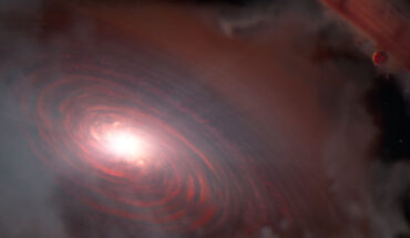 This artist’s concept portrays PDS 70 and its inner protoplanetary disk. Image credit: NASA / ESA / CSA / J. Olmsted, STScI.