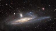 NGC 1532 is caught in a lopsided tug of war with its smaller neighbor, NGC 1531. Image credit: CTIO / NOIRLab / DOE / NSF / AURA / R. Colombari / M. Zamani / D. de Martin, NSF’s NOIRLab.
