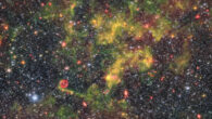 This image shows the irregular galaxy NGC 6822, which was observed by Webb’s Near-InfraRed Camera (NIRCam) and Mid-InfraRed Instrument (MIRI). Image credit: NASA / ESA / CSA / Webb / M. Meixner.