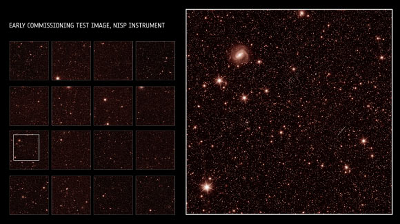 This image was taken during commissioning of Euclid to check that the focused NISP instrument worked as expected. Image credit: ESA / Euclid / Euclid Consortium / NASA.