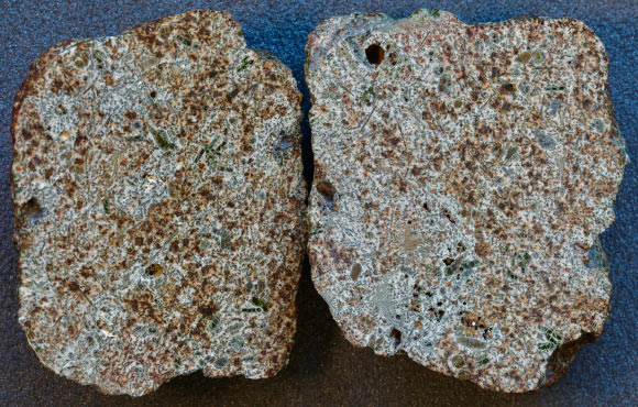 A fragment of the Erg Chech 002 meteorite. Image credit: Steve Jurvetson / CC BY 2.0.
