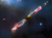 This Webb image shows HH 211, a Herbig-Haro object located 1,000 light-years away in the constellation of Perseus. Image credit: NASA / ESA / CSA / Webb / T. Ray, Dublin Institute for Advanced Studies.