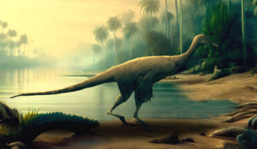 Life reconstruction of Tyrannomimus fukuiensis. Image credit: Sci.News / Sino-Pteryx.