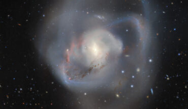 This image from the Gemini South telescope shows NGC 7727, a spiral galaxy located approximately 69 million light-years away in the constellation of Aquarius. Image credit: International Gemini Observatory / NOIRLab / NSF / AURA / T.A. Rector, University of Alaska Anchorage & NSF’s NOIRLab / J. Miller, International Gemini Observatory & NSF’s NOIRLab / M. Rodriguez, International Gemini Observatory & NSF’s NOIRLab / M. Zamani, NSF’s NOIRLab.