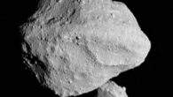This image, captured by the Lucy Long-Range Reconnaissance Imager (L’LORRI) onboard NASA’s Lucy spacecraft, shows the main-belt asteroid Dinkinesh and its moonlet. This image was taken at 12:55 p.m. EDT (16:55 UTC) on November 1, 2023, within a minute of closest approach, from a range of approximately 430 km (270 miles). Image credit: NASA’s Goddard Space Flight Center / SwRI / Johns Hopkins APL / NOIRLab.