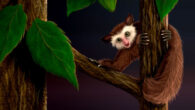 Illustration of Ekgmowechashala, the last primate to inhabit North America before humans. Image credit: Kristen Tietjen / Biodiversity Institute and Natural History Museum, University of Kansas.