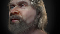 The facial reconstruction of the La Chapelle-aux-Saints Neanderthal. Image credit: Moraes et al.