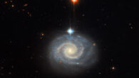 This Hubble image shows MCG-01-24-014, an active spiral galaxy some 275 million light-years away in the constellation of Hydra. Image credit: NASA / ESA / Hubble / C. Kilpatrick