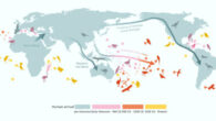 Human colonization and associated bird extinctions: human expansion across the planet is classified into four major waves; major human dispersal routes are indicated with arrows, and silhouettes show example fossil (pre-Holocene - 1500 CE) and observed (1500 CE - present) bird extinctions. Image credit: Cooke et al., doi: 10.1038/s41467-023-43445-2.
