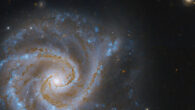 This Hubble image shows NGC 5427, a spiral galaxy located some 120 million light-years away in the constellation of Virgo. Image credit: NASA / ESA / R. Foley, University of California - Santa Cruz / Gladys Kober, NASA & Catholic University of America.