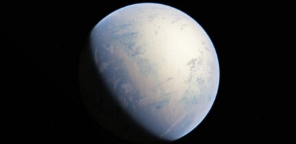 An artist’s impression of the ‘Snowball Earth.’ Image credit: Oleg Kuznetsov, http://3depix.com / CC BY-SA 4.0.
