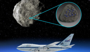 Arredondo et al. looked at four silicate-rich asteroids using the FORCAST instrument on NASA’s SOFIA observatory to isolate the mid-infrared spectral signatures indicative of molecular water on two of them: Iris and Massalia. Image credit: NASA / Carla Thomas / Southwest Research Institute.