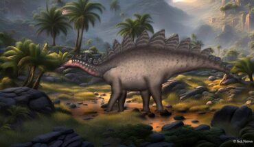 Hypothetical reconstruction of Yanbeilong ultimus. Image credit: Ddinodan / Sci.News.