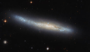 This Hubble image shows NGC 4423, a spiral galaxy some 55 million light-years away in the constellation of Virgo. Image credit: NASA / ESA / Hubble / M. Sun.