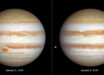 Jupiter is revisited by the NASA/ESA Hubble Space Telescope in these images, taken on January 5-6, 2024, capturing both sides of the giant planet. Image credit: NASA / ESA / STScI / Amy Simon, NASA’s Goddard Space Flight Center.
