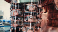 The modified Majorana module in the assembly glovebox with germanium detector crystals and tantalum samples installed. Image credit: Majorana Collaboration.