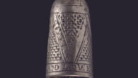 The ancient silver thimble found in Carew Community, Pembrokeshire, Wales. Image credit: Amgueddfa Cymru - Museum Wales