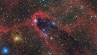 This VST image shows the cometary globule GN 16.43.7.01. Image credit: ESO / VPHAS+ Team / CASU.