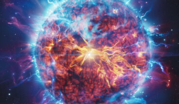An artist’s impression of a neutron star.