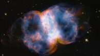 This Hubble image shows Messier 76, a planetary nebula some 3,400 light-years away in the constellation of Perseus. Image credit: NASA / ESA / STScI.