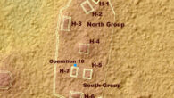 Map of the Helena complex showing the location of the excavation in relationship to the structures of the ballcourt (structures H-4 through H-7). Image credit: Lentz et al., doi: 10.1371/journal.pone.0301497.