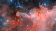 This DECam image shows CG4, one of many cometary globules present within the Milky Way Galaxy. Image credit: CTIO / NOIRLab / DOE / NSF / AURA / T.A. Rector, University of Alaska Anchorage & NSF’s NOIRLab / D. de Martin & M. Zamani, NSF’s NOIRLab.