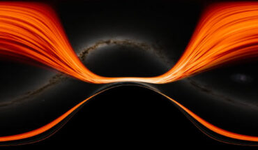 The NASA visualization tracks a camera as it approaches, briefly orbits, and then crosses the event horizon -- the point of no return -- of a supersized black hole similar in mass to the one at the center of our Galaxy. Image credit: J. Schnittman & B. Powell, NASA’s Goddard Space Flight Center.