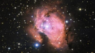 This VLT image shows Gum 46, a nebula located 5,500 light-years away in the constellation of Crux. Image credit: ESO.
