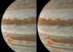 These views of Jupiter, captured by Juno during its 59th close flyby of the giant planet on March 7, 2024, provide a good look at Jupiter’s colorful belts and swirling storms, including the Great Red Spot. Image credit: NASA / JPL-Caltech / SwRI / MSSS / Gerald Eichstädt.