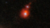 The galaxy system ZS7. Image credit: NASA / ESA / CSA / Webb / J. Dunlop / D. Magee / P. G. Pérez-González / H. Übler / R. Maiolino.