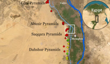 The water course of the ancient Ahramat Branch of the Nile. Image credit: Ghoneim et al., doi: 10.1038/s43247-024-01379-7.