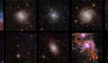 These images were captured by ESA’s Euclid space telescope. Image credit: ESA / Euclid / Euclid Consortium / NASA / J.-C. Cuillandre, CEA Paris-Saclay / G. Anselmi.