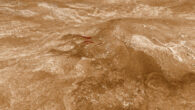 This image shows the Sif Mons area with the active volcanic region highlighted in red. Image credit: Davide Sulcanese, IRSPS - Università d’Annunzio.