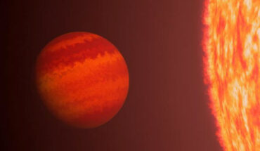 An artist’s impression of the hot-Neptune exoplanet TIC 365102760b and its parent star. Image credit: Roberto Molar Candanosa / Johns Hopkins University.